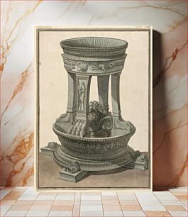 Πίνακας, Altar to Apollo from the Villa di Cicerone, after a print by Piranesi
