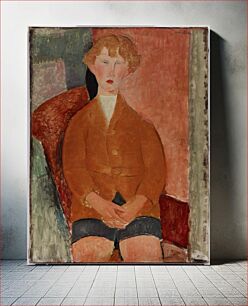 Πίνακας, Amedeo Modigliani's Boy in Short Pants (1918)