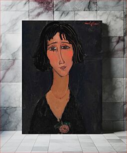 Πίνακας, Amedeo Modigliani's Jeune femme a la rose (Margherita) (1916)
