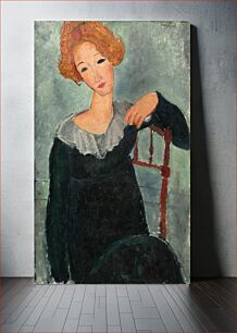 Πίνακας, Amedeo Modigliani's Woman with Red Hair (1917)