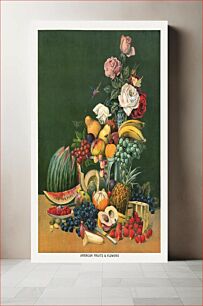 Πίνακας, American fruits & flowers (1899) chromolithograph