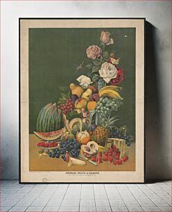 Πίνακας, American fruits & flowers (1899)