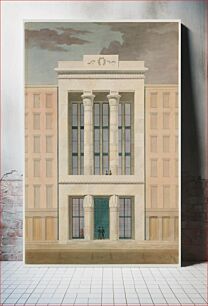 Πίνακας, American Institute, New York City (front elevation)