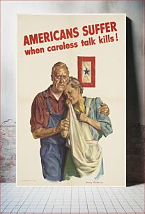 Πίνακας, Americans suffer when careless talk kills!
