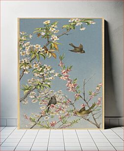 Πίνακας, Among the blossoms