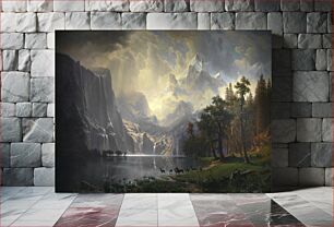 Πίνακας, Among the Sierra Nevada, California, Albert Bierstadt