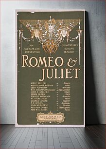 Πίνακας, An all-star cast presenting Shakepeare's sublime tragedy, Romeo & Juliet