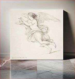 Πίνακας, An Angel Holding a Carafe on a Plate, by David-Pierre Giottino Humbert de Superville