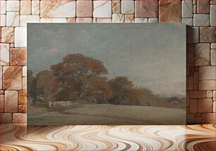 Πίνακας, An Autumnal Landscape at East Bergholt by John Constable