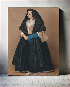 Πίνακας, An Elegant Young Woman in Maltese Costume (ca. 1744) by Jean–Étienne Liotard