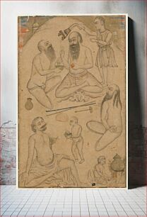 Πίνακας, An Encampment of Yogis, India (Deccan, Aurangabad?)