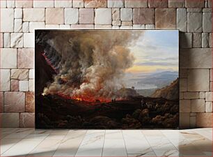 Πίνακας, An Eruption of Vesuvius by Johan Christian Dahl