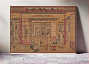 Πίνακας, An Interior View in the Yoshiwara