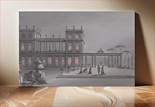 Πίνακας, An Italian Fete: Figures on Terrace of a Palazzo