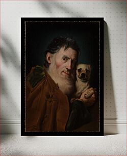 Πίνακας, An Old Man with a Dog by Giacomo Ceruti