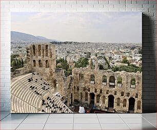 Πίνακας, Ancient Amphitheater Ruins Ερείπια αρχαίου αμφιθεάτρου
