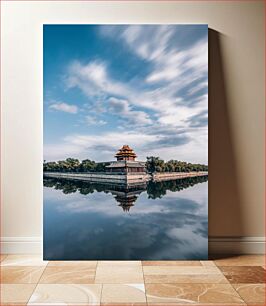 Πίνακας, Ancient Chinese Building by the Water Αρχαίο κινέζικο κτήριο δίπλα στο νερό