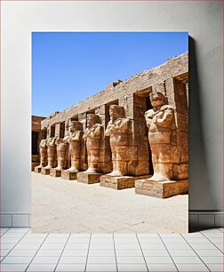 Πίνακας, Ancient Egyptian Statues Αρχαία αιγυπτιακά αγάλματα
