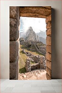 Πίνακας, Ancient Machu Picchu View Θέα στο αρχαίο Μάτσου Πίτσου