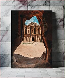 Πίνακας, Ancient Petra: A View Through the Rocks Αρχαία Πέτρα: Μια θέα μέσα από τους βράχους