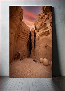 Πίνακας, Ancient Rock Formation at Sunset Αρχαίος σχηματισμός βράχου στο ηλιοβασίλεμα