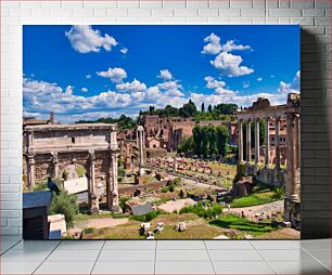 Πίνακας, Ancient Roman Ruins Αρχαία Ρωμαϊκά Ερείπια