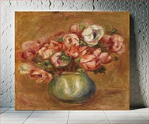 Πίνακας, Anemones (Anémones) (1907) by Pierre-Auguste Renoir