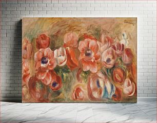 Πίνακας, Anemones (Anémones) by Pierre Auguste Renoir