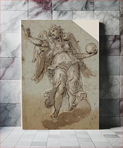 Πίνακας, Angel with globe between clouds by Giovanni Alberti