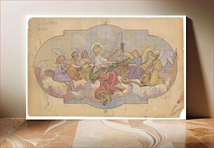 Πίνακας, Angelic choir by Jozef Hanula
