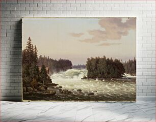 Πίνακας, Anjalankoski rapids, 1867, by Ferdinand von Wright