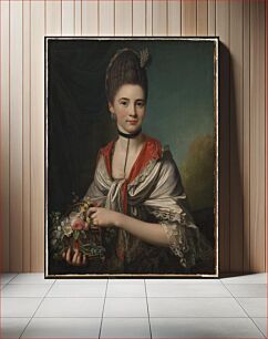Πίνακας, Anna Elisabeth Battier, born Storp by Jens Juel