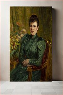 Πίνακας, Anna kjöllerfeldt, nee sinebrychoff (1854–1943), 1897, Elisabeth Keyser