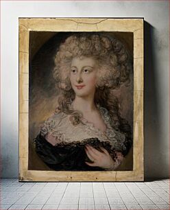 Πίνακας, Anne Elizabeth Cholmley (1769–1788), Later Lady Mulgrave by Gainsborough Dupont
