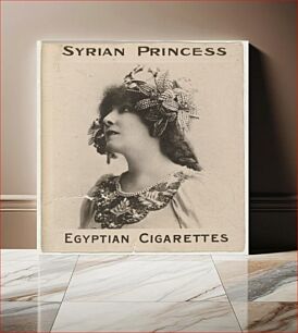 Πίνακας, Anonymous actress, from the Actresses series (T123, Type 2), issued by Neil McCoull Co. to promote Syrian Princess Egyptian Cigarettes