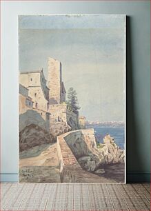 Πίνακας, Antibes by Henry Victor Burgy