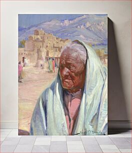 Πίνακας, Antonio Concha, Old Man of Taos, Ira D. Gerald Cassidy
