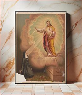 Πίνακας, [Apar]ition sacred heart of Jesus