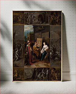 Πίνακας, Apelles Painting Campaspe by Frans Franck II