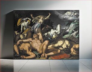 Πίνακας, Apollo and Diana Punishing Niobe by Killing her Children by Abraham Bloemaert