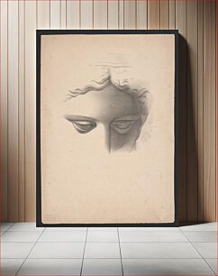 Πίνακας, [Apollo Belvidere, study showing the forehead, eyes, and bridge of nose]