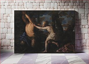 Πίνακας, Apollo skins Marsyas by Girolamo Troppa