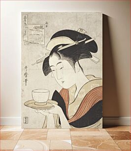 Πίνακας, Appearing Again: The Courtesan Naniwaya Okita by Kitagawa Utamaro