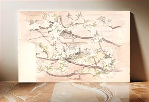 Πίνακας, Apple blossoms by Agnes Slott-Møller