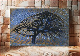Πίνακας, Apple Tree, Pointillist Version (1908–1909) by Piet Mondrian