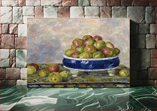 Πίνακας, Apples in a Dish (1883) by Pierre-Auguste Renoir