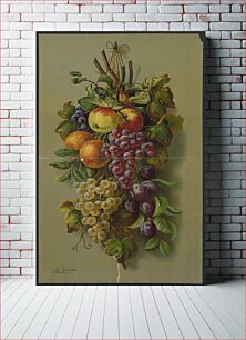 Πίνακας, Apples, Plums & grapes, no. 8266