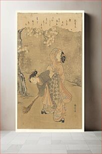 Πίνακας, April, from series of "Social Customs...", Suzuki Harunobu