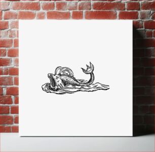 Πίνακας, Aquatic creature from Real Sailor-Songs. Collected and Edited by J. Ashton. Two Hundred Illustrations published by Leadenhall Press (1891)