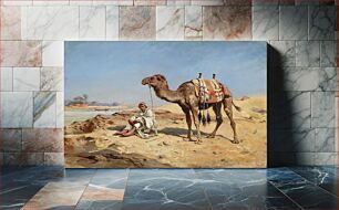 Πίνακας, Arab in the desert by Tadeusz Ajdukiewicz